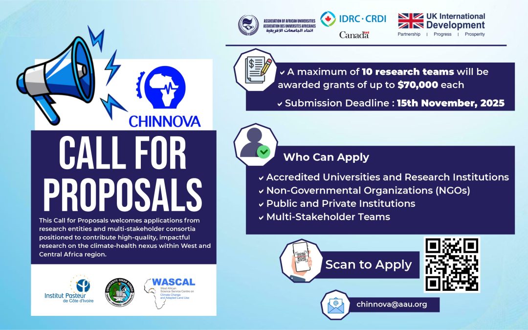 CHINNOVA Launches Call for Proposals on Climate Change and Health